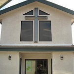 Custom Sheet Metal Cross on Church